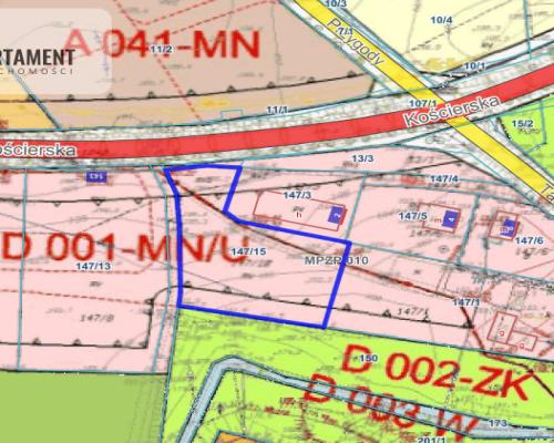 Działka 3000m2 przy DW221 - Lubań