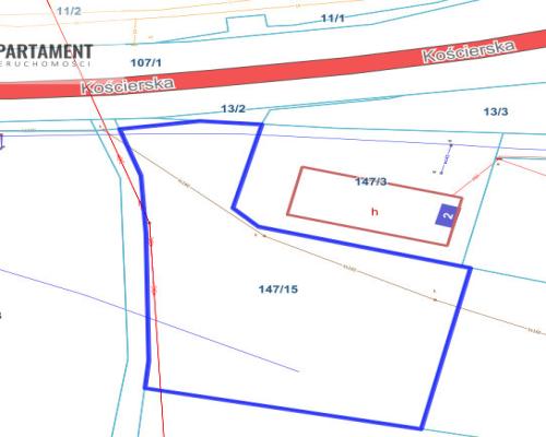 Działka 3000m2 przy DW221 - Lubań