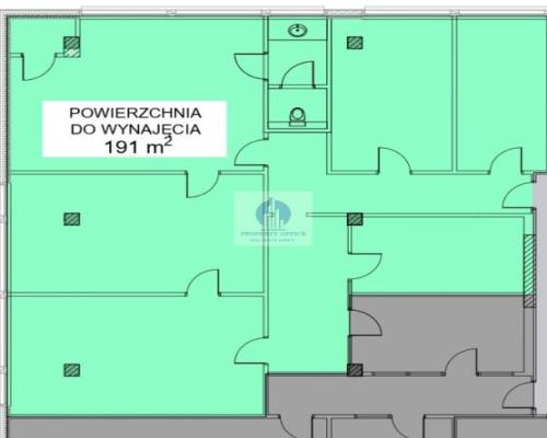 Wola: lokal biurowy 191m2 do wynajęcia