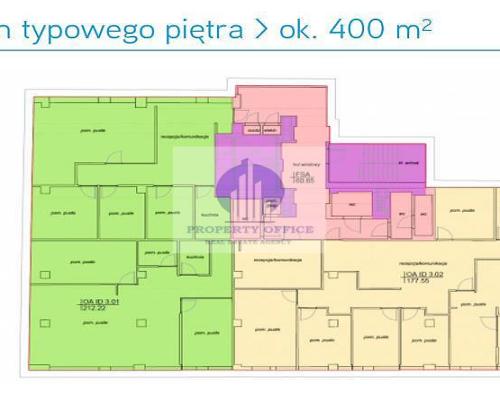 Śródmieście: lokal biurowy 450m2 do wynajęcia