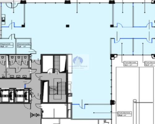 Mokotów: lokal usługowo-biurowy 390m2 do wynajęcia