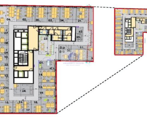 Wola: lokal biurowy 1907m2 do wynajęcia