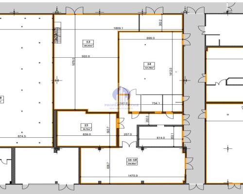 Bielany: lokal magazynowo-produkcyjny 1291,36m2 do wynajęcia