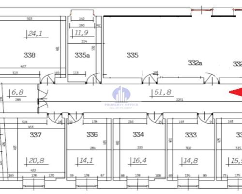 Śródmieście: lokal biurowo-usługowy- 211,60 m2 do wynajęcia