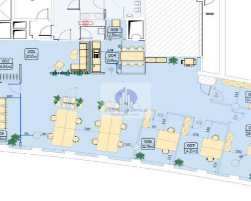 Ochota: lokal biurowy 264,24m2 na podnajem
