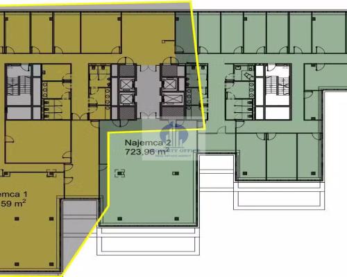 Wola: lokal biurowy 703m2 na wynajem