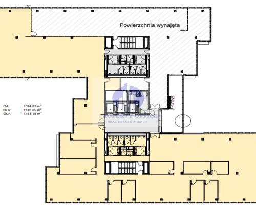 Włochy: lokal biurowy 1194m2 na wynajem
