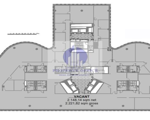 Mokotów: lokal biurowy 2222m2 do wynajęcia