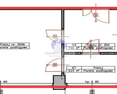 Mokotów: lokal biurowyna 54,36m2 do wynajęcia