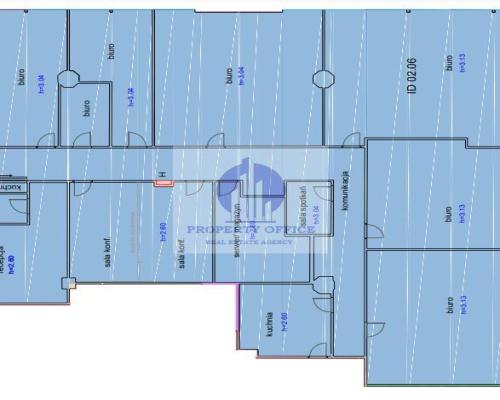 Śródmieście: lokal biurowy 559,90m2 do wynajęcia