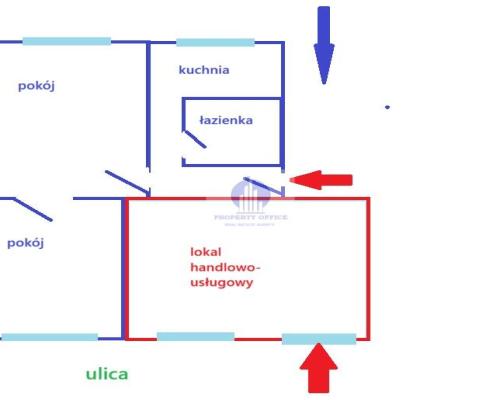 Bielany: lokal biurowy 62m2 do wynajęcia
