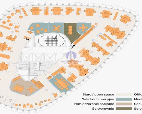 Włochy: umeblowany lokal biurowy 639m2 do wynajęcia