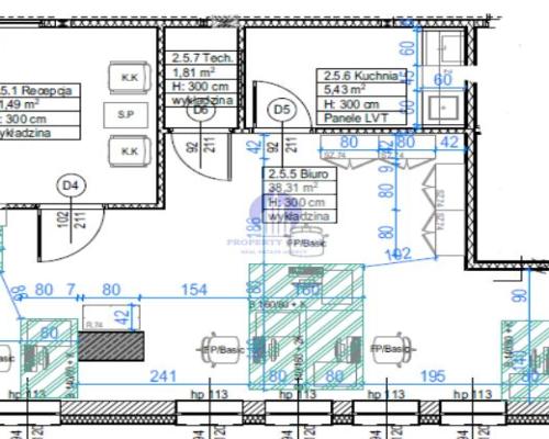 Wola: lokal biurowy 100,75m2 na wynajem
