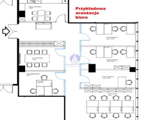 Śródmieście: lokal biurowy 197,85m2 do wynajęcia