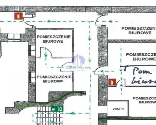 Śródmieście: lokal biurowy 133m2 do wynajęcia
