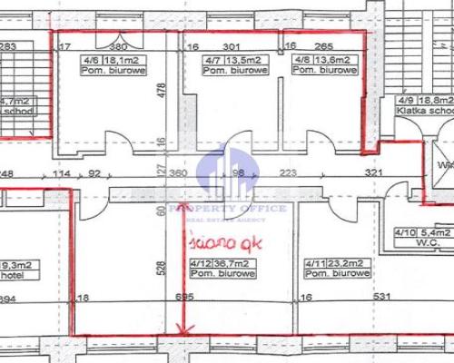Ochota: lokal biurowy 130m2 do wynajęcia