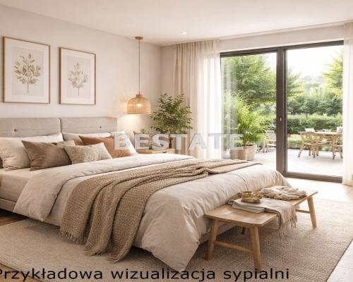 Bliżniak deweloperski, ogród, idealny dla rodziny