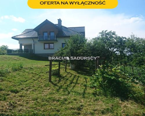 Dom na widokowej działce, Bysina, Myślenice.