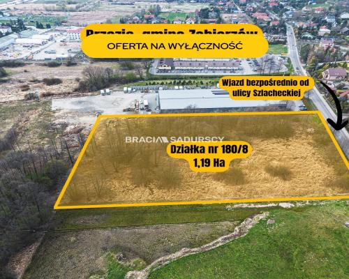 Atrakcyjna nieruchomość usługowa w Brzeziu 1,19 ha