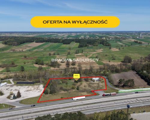 Teren inwestycyjny | zjazd z S8 | 9 459 m²