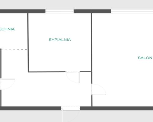 50 m² po remoncie | 2 pokoje | Nowe Miasto