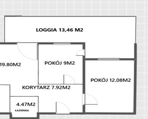 Panorama miasta i 3 oddzielne pokoje