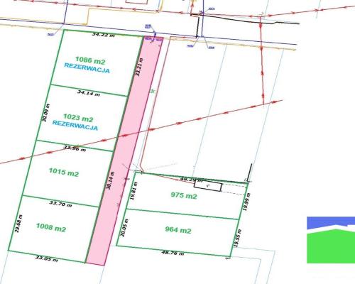 Krępa gm. Poddębice - działki z WZ o pow. 1000 m2