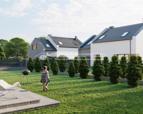 Kameralna i nowoczesna zabudowa domów jednorodzinnych o powierzchni użytkowej 119 m2 z optymalnie zaaranżowanym przez ar