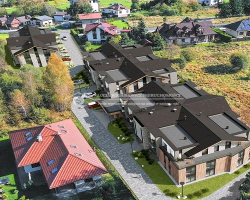 Inwestycja zlokalizowana jest w Szczyrku. Miasto to łączy w pełni rozwiniętą infrastrukturę z położeniem w wyjątkowo malownicze
