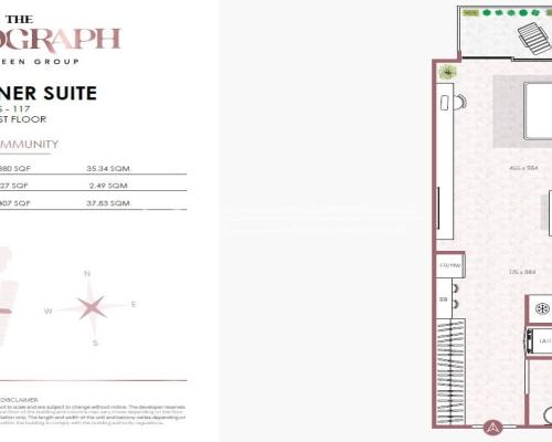 Na sprzedaż w pełni umeblowane studio o pow. 37,35 m2 na inwestycji znajdującej się 15 minut od Dubai Marina - centrum łączącym