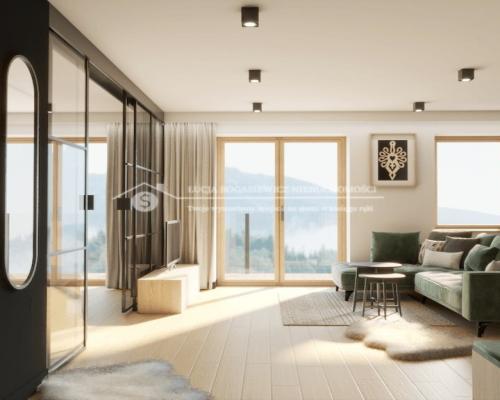 Apartament w Szczyrku w doskonałej lokalizacji z balkonem parkingiem podziemnym i strefą SPA!   PROMOCJA!! WYKOŃCZENIE APARTA