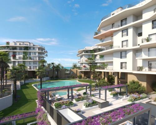 Designerska, wspaniała nieruchomość w nowym kompleksie w Villajoyosa  Nowoczesny kompleks położony w  Villajoyosa ,  Benidorm