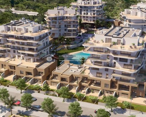 Designerska, wspaniała nieruchomość w nowym kompleksie w Villajoyosa  Nowoczesny kompleks położony w  Villajoyosa ,  Benidorm