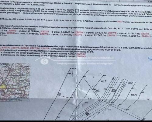 Na sprzedaż działka budowlana o pow. 41 064  m2. W dobrej lokalizacji drogi powiatowej prowadzącej na Nisko, Stalową Wolę.