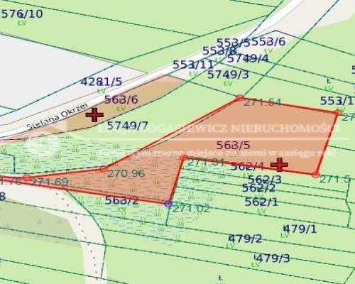 OFERTA SPRZEDAŻY - Działki inwestycyjne w Chrzanowie   Nr ewidencyjne : 563/5 i 563/6  Łączna powierzchnia :  3 895 m²