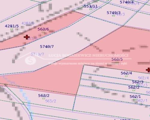 OFERTA SPRZEDAŻY - Działki inwestycyjne w Chrzanowie   Nr ewidencyjne : 563/5 i 563/6  Łączna powierzchnia :  3 895 m²