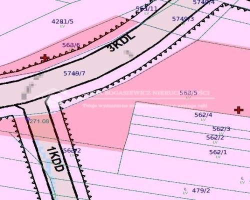 OFERTA SPRZEDAŻY - Działki inwestycyjne w Chrzanowie   Nr ewidencyjne : 563/5 i 563/6  Łączna powierzchnia :  3 895 m²