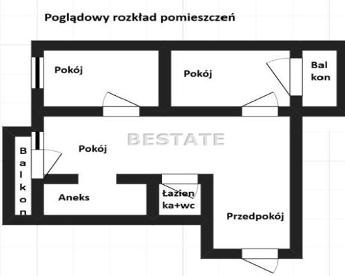 3 pokojowe w Centrum, 2 loggie