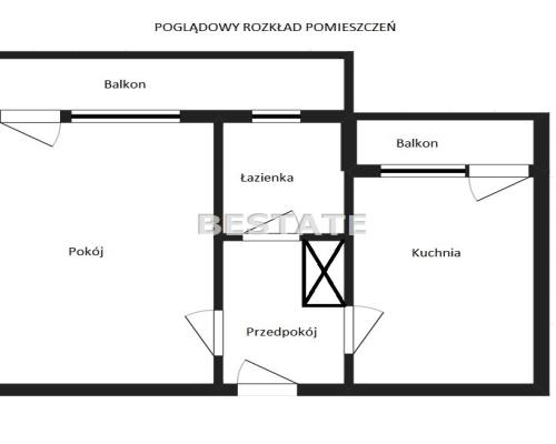 Mieszkanie do własnej aranżacji, 2 balkony