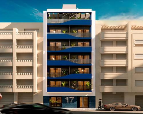 Nowy apartament 190 metrów od plaży w Torevieja