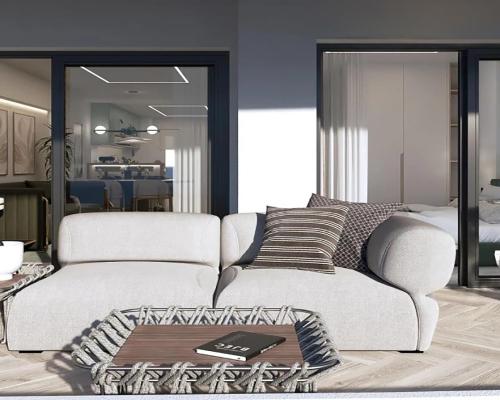 Apartament z widokiem na morze w La Manga