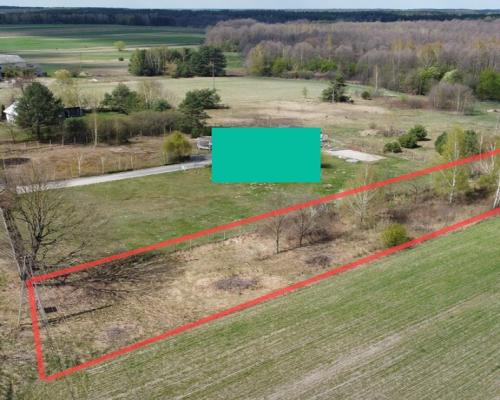 Działka budowlana 3000 m2 w Siekierce gm. Chotcza