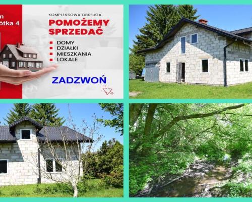 Dom do wykończenia graniczący z rz. Ciemięgą