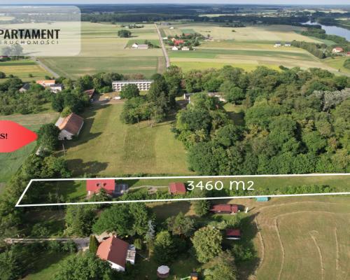 Dom z linią brzegową  jeziora! Bory Tucholskie