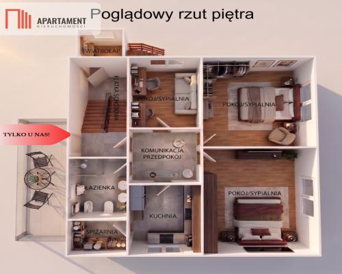 * Dom 129m2 Mrocza: 2 niezależne piętra, garaż
