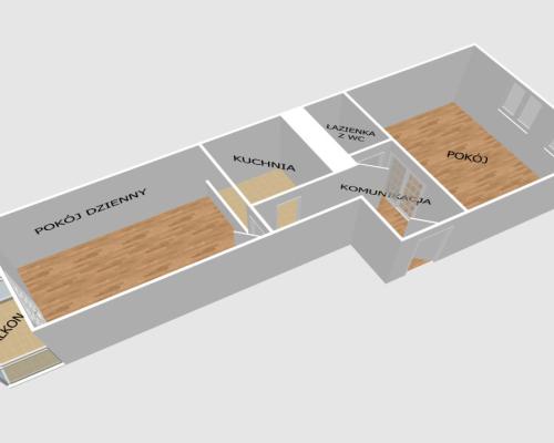 *M3 M4 Szubin 47m2, balkon, 3 piętro