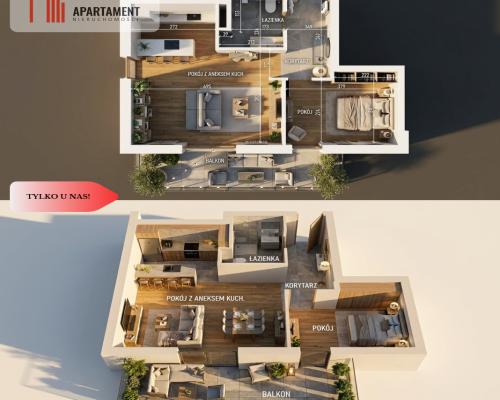 *Nowe M3 blok winda miejsce parkingowe duży balkon