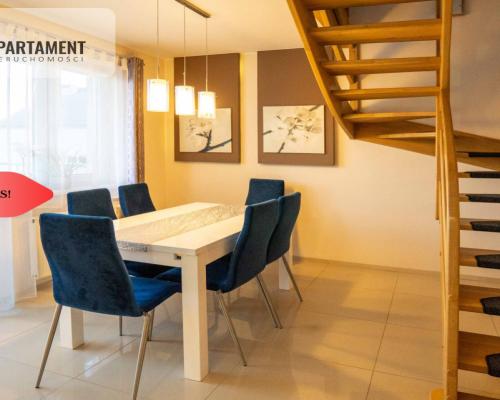 Dwa poziomy/4 pok/2 łazienki/balkon/garaż/piwnica