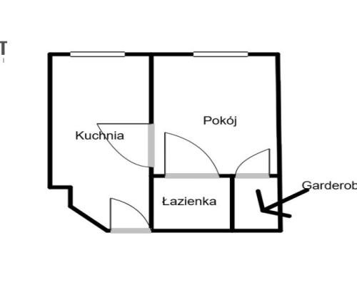 Kawalerka po remoncie - PARTER