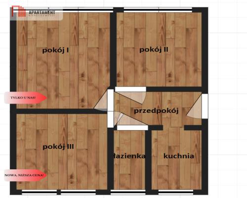 3 pokoje pomiędzy parkami/kuchnia z oknem/piwnica